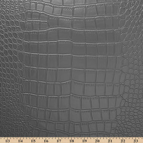 Ottertex Alligator Vinyl Leather- Grey Fabric SV581510  Image A9
