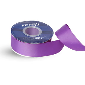 Keedil Solid 1 5 Inch Grosgrain Ribbon Violet A1