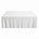 Rayon Challis Rectangular Table Cloth Covers White Image 1