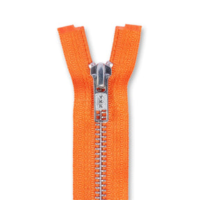 Ykk 5 Aluminum Separating Zipper SV579608 Flame Orange 1