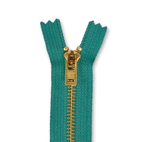 Ykk 5 Brass Closed End Jean Zipper SV579623 Teal 1
