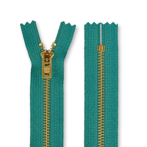 Ykk 5 Brass Closed End Jean Zipper SV579623 Teal 3