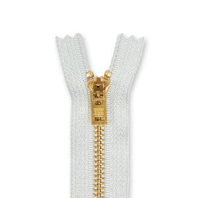 Ykk 5 Brass Closed End Jean Zipper SV579622 Light Grey 1