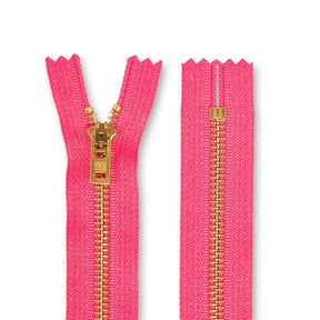 Ykk 5 Brass Closed End Jean Zipper SV579621 Hot Pink 3