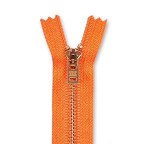 Ykk 5 Brass Closed End Jean Zipper SV579620 Flame Orange 1