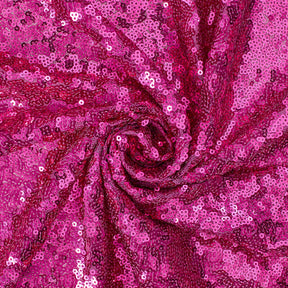 Zigzag Starlight Micro Sequins On Stretch Mesh Fabric Fuchsia SV579506 A2