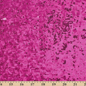 Zigzag Starlight Micro Sequins On Stretch Mesh Fabric Fuchsia SV579506 A9