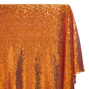 Zigzag Starlight Micro Sequins On Stretch Mesh Fabric Orange SV579509 A1