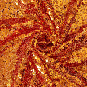 Zigzag Starlight Micro Sequins On Stretch Mesh Fabric Orange SV579509 A2