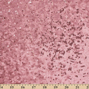 Zigzag Starlight Micro Sequins On Stretch Mesh Fabric Pink SV579510 A9