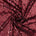 Zigzag Starlight Micro Sequins On Stretch Mesh Fabric Wine SV579508 A2
