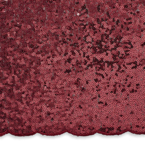 Zigzag Starlight Micro Sequins On Stretch Mesh Fabric Wine SV579508 A3