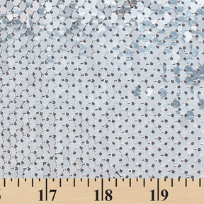 Two Sided Reversible Sequins On Stretch Mesh Fabric SV576258 Gold / Silver 3