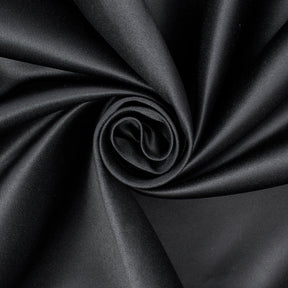 Matte Satin (Peau de Soie) Fabric SV574489 Black Image A2