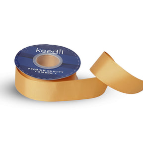 Keedil Solid 1 5 Inch Grosgrain Ribbon Gold A1