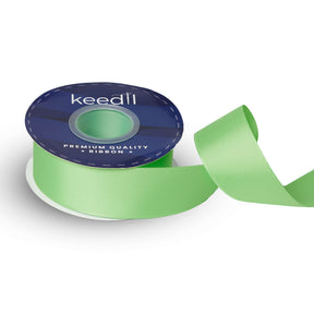 Keedil Solid 1 5 Inch Grosgrain Ribbon Mint Green A1