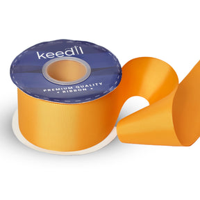 Keedil Grosgrain Ribbon Solid 2 25 Inch SV580569 Mustard 1