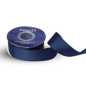Keedil Solid 1 5 Inch Grosgrain Ribbon Navy Blue A1