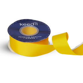 Keedil Solid 1 5 Inch Grosgrain Ribbon Neon Yellow A1