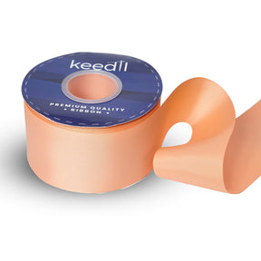 Keedil Grosgrain Ribbon Solid 2 25 Inch SV580574 Peach 1