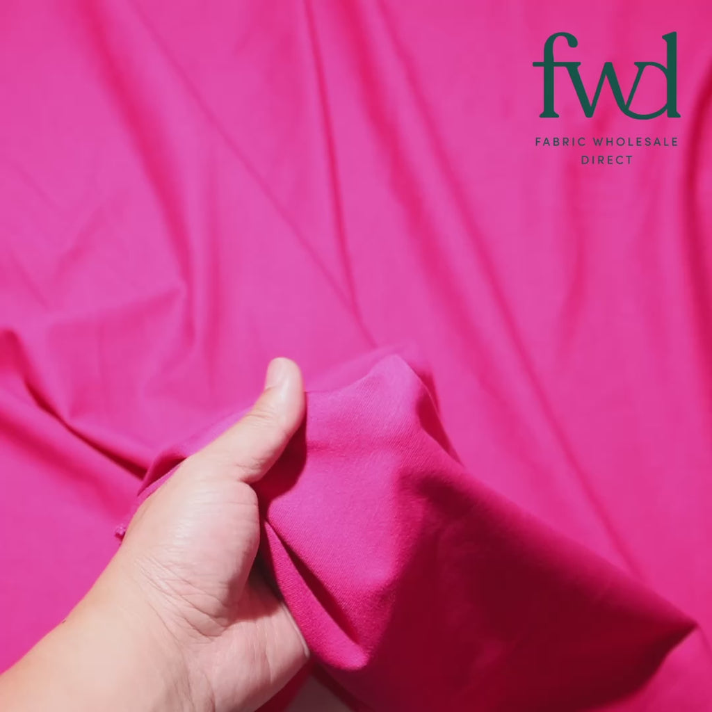 Ponte De Roma Fuchsia Fabric Video|SV570801