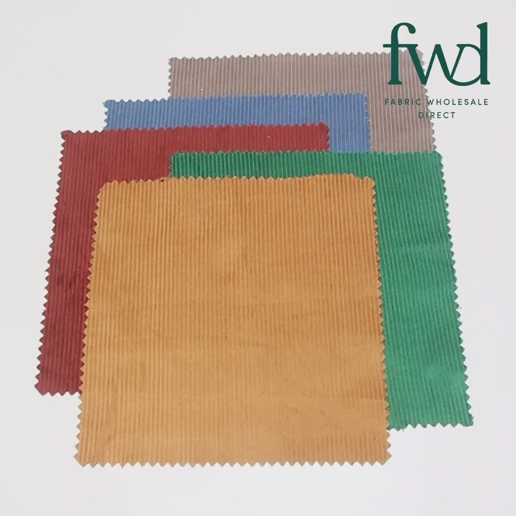 Standard 9 Wale Corduroy Fabric SV580148 Black 4