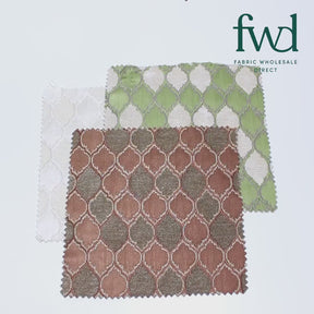 Trellis Chenille Upholstery Brocade Jacquard Fabric Group