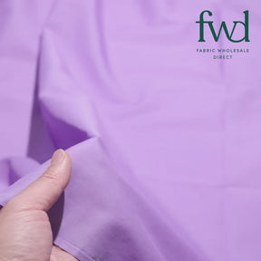 Cotton Polyester Broadcloth (58/60 Inch) Lilac Fabric Video|SV573830
