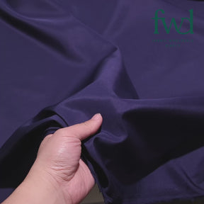 Silky Polyester Pongee Fabric Navy Blue Video|SV582878 