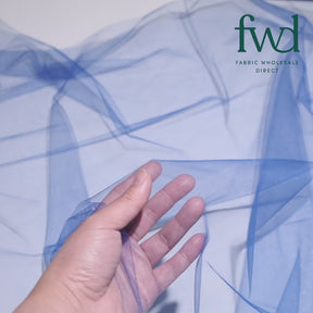 Polyester Tulle (54 Inch) Fabric Sapphire Video|SV581700