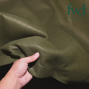 Polyester Felt (74 Inch) Army Green Fabric Video|SV581269