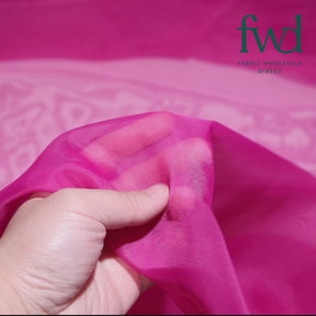 Sheer Voile (118 Inch) Magenta Fabric Video|SV570978