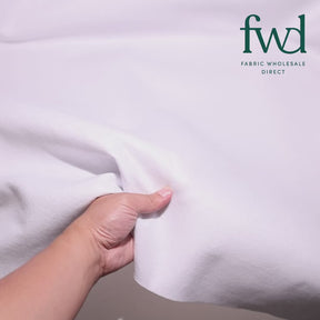 Polyester Felt (74 Inch) White Fabric Video|SV575362