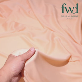Polyester Interlock Knit Lining Peach Fabric Video|SV575074