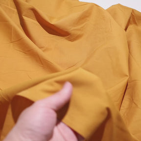 Cotton Polyester Broadcloth (44/45 Inch) Dark Gold Fabric Video|SV571578