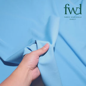 Polyester Crinkle Pebble Moss Crepe Turquoise Fabric Video|SV582345