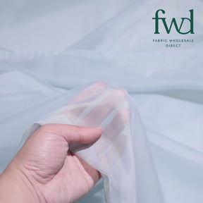 Sheer Voile (118 Inch) Silver Fabric Video|SV570953