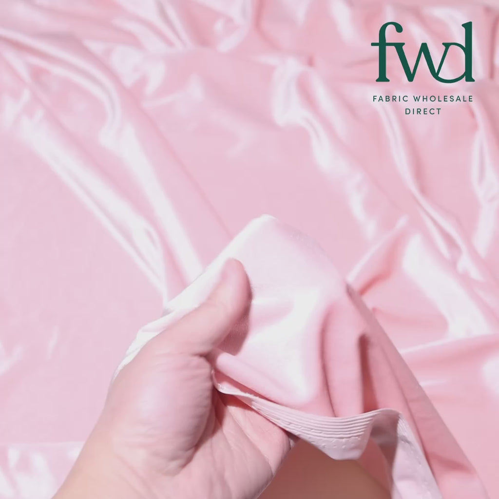 Stretch Velvet Pink Fabric Video|SV574552