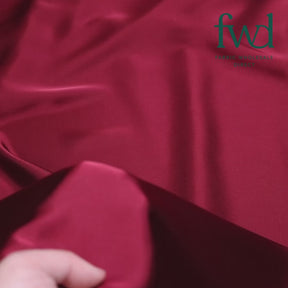 Polyester Double Face Satin Wine Fabric Video|SV581605