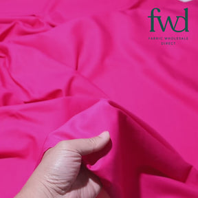 Rayon Challis Fabric Fuchsia Video|SV573667