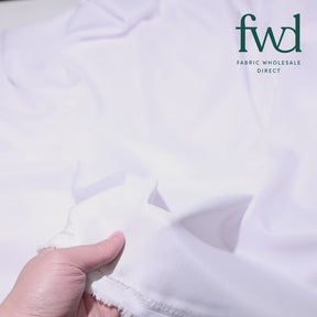 110 GSM Geometric Shadow Extra Wide Sheer Polyester Dobby White Fabric Video|SV581872