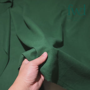 Cotton Flannel Forest Green Fabric Video|SV573546