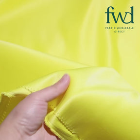 Matte Satin (Peau de Soie) Yellow Fabric Video|SV576723
