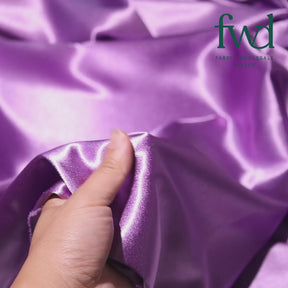 Classic Spun Yarn Polyester Crepe Back Satin Lavender Fabric Video|SV582154