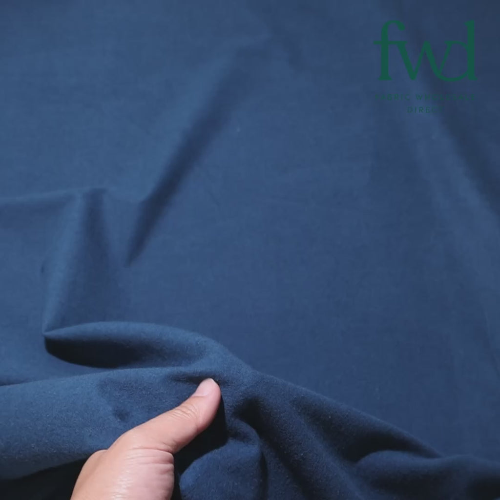 Cotton Flannel Fabric Teal Video|SV583068