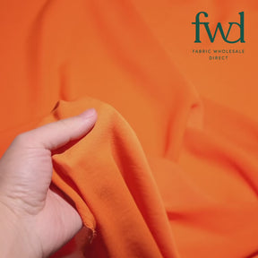 Polyester Crepe Georgette Chiffon Fabric Orange Video|SV582602