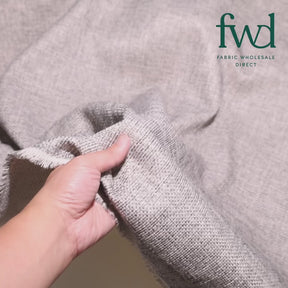 Plain Woven Inlay Upholstery Grey Fabric Video|SV580298
