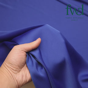 Matte Striped Crinkle Stretch Satin Royal Blue Fabric Video|SV581463