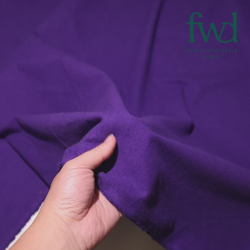Cotton Flannel Purple Fabric Video|SV576685