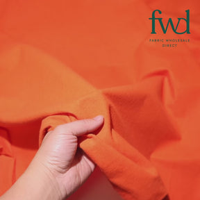 Cotton Flannel Orange Fabric Video|SV576682